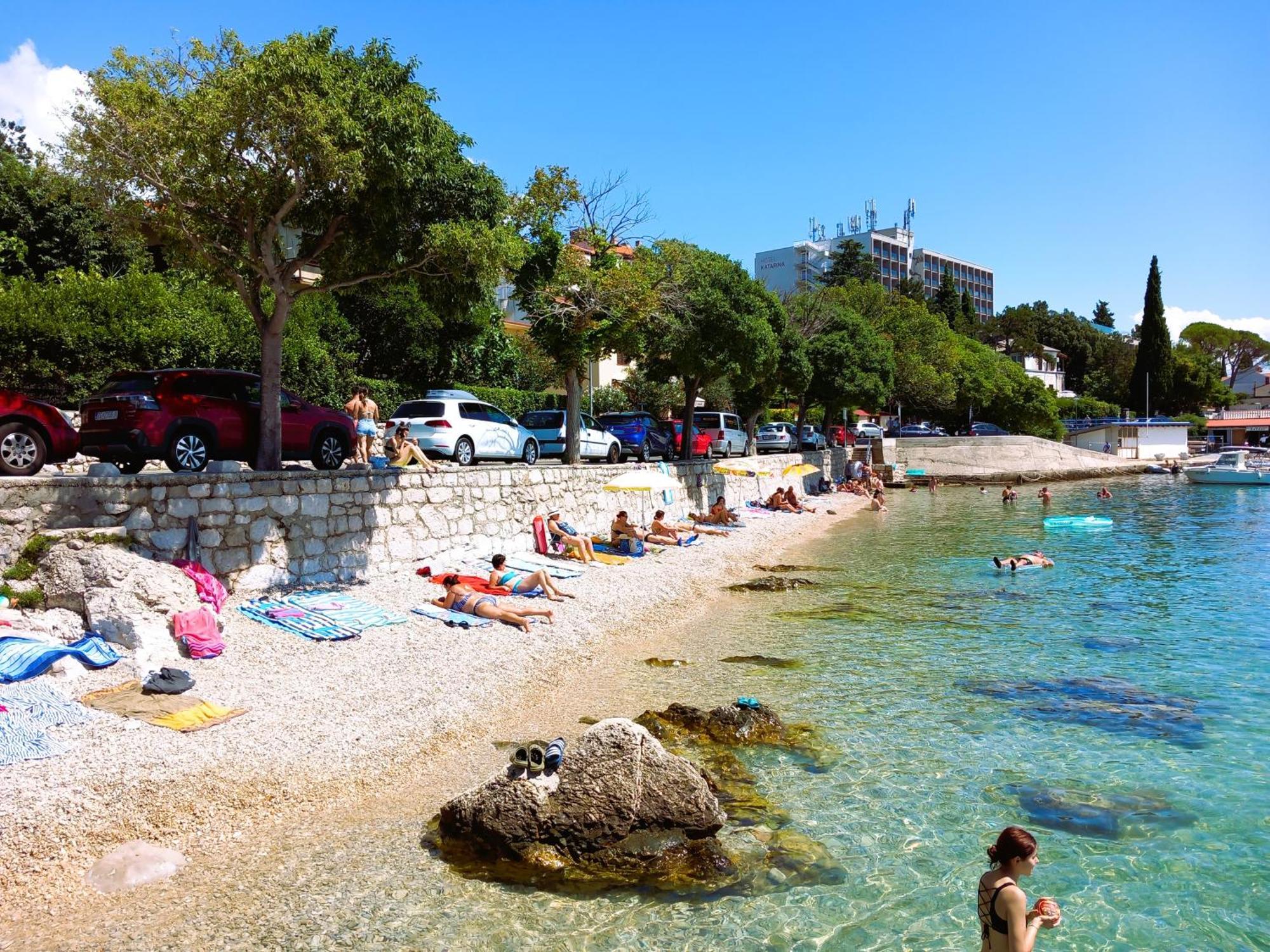 Apartament Branko Fabijanic First Row By The Sea Selce Zewnętrze zdjęcie